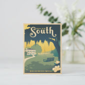 Welkom in het zuiden briefkaart (Staand voorkant)