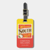 Welkom in het zuiden van Y'all Bagagelabel (Voorkant verticaal)