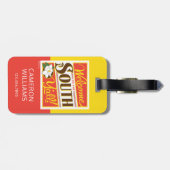 Welkom in het zuiden van Y'all Bagagelabel (Achterkant horizontaal)