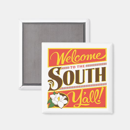 Welkom in het zuiden van Y'all Magneet (Voorkant / Achterkant)