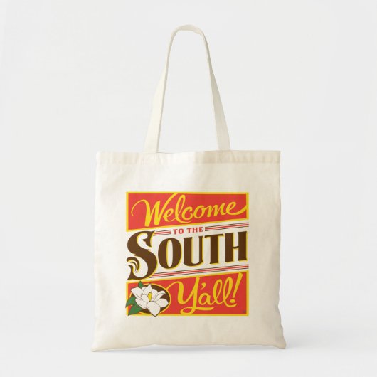 Welkom in het zuiden van Y'all Tote Bag (Voorkant)