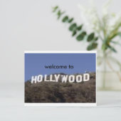 welkom in hollywood briefkaart (Staand voorkant)