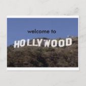 welkom in hollywood briefkaart (Voorkant)
