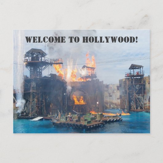 Welkom in Hollywood Briefkaart! Briefkaart (Voorkant)