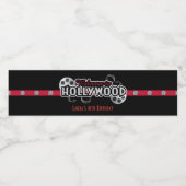 Welkom in Hollywood! Hollywood-thema Waterfles Etiket (Enkel label)