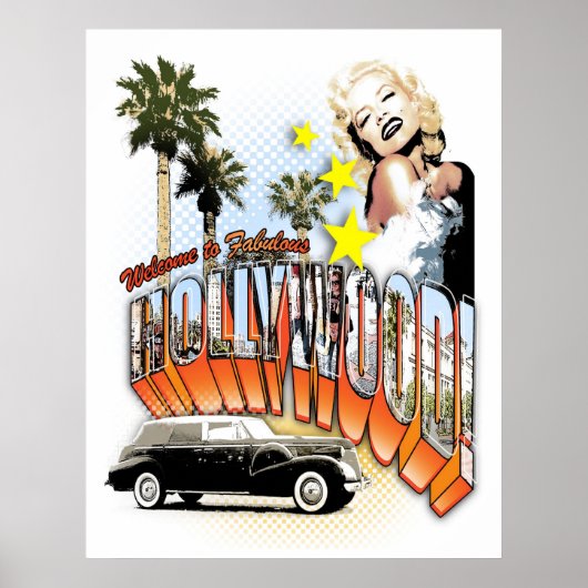 welkom in hollywood poster (Voorkant)