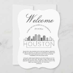 Welkom in Houston Details gasten Kaart