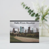Welkom in Houston, Texas Briefkaart (Staand voorkant)