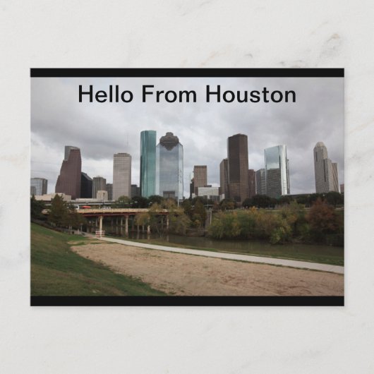 Welkom in Houston, Texas Briefkaart (Voorkant)