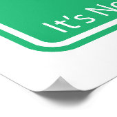 Welkom in Illinois Poster (Hoek)