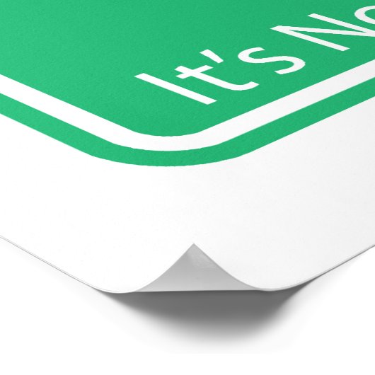 Welkom in Illinois Poster (Hoek)