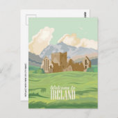 welkom in Ireland europe irish dublin Briefkaart (Voorkant / Achterkant)