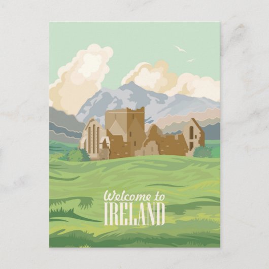 welkom in Ireland europe irish dublin Briefkaart (Voorkant)