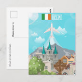  welkom in Ireland europe irish dublin Briefkaart (Voorkant / Achterkant)