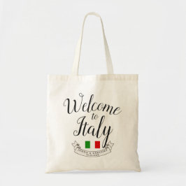 Welkom in Italië | Aangepast bestemmingshuwelijk Tote Bag
