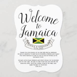 Welkom in Jamaica   Aangepast bestemmingshuwelijk Kaart