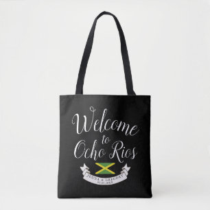 Welkom in Jamaica Aangepast bestemmingshuwelijk Tote Bag