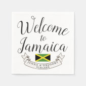 Welkom in Jamaica | Eenduidig bestemmingshuwelijk Servet (Voorkant)