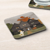 Welkom in je spookhuis bier onderzetter (Linkerzijde)