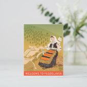 Welkom in Joegoslavië,  briefkaart (Staand voorkant)