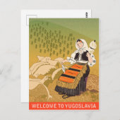 Welkom in Joegoslavië,  briefkaart (Voorkant / Achterkant)