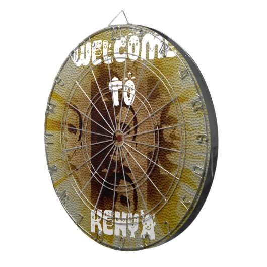 Welkom in Kenia Dartbord (Voorkant Rechts)