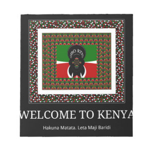 Welkom in Kenia Hakuna Matata Notitieblok