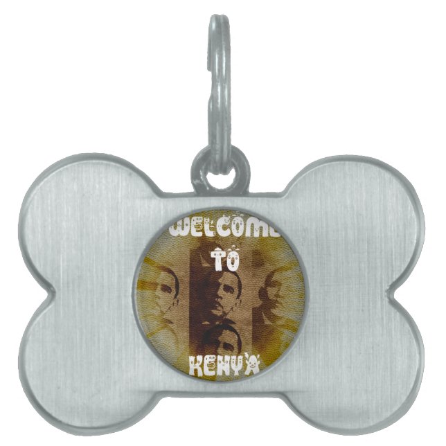 Welkom in Kenia Huisdieren Naamplaatje (voorkant)