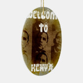 Welkom in Kenia Keramisch Ornament (Rechts)
