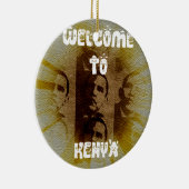 Welkom in Kenia Keramisch Ornament (Rechts)