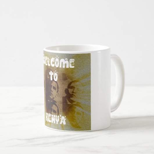 Welkom in Kenia Koffiemok (Voorkant rechts)