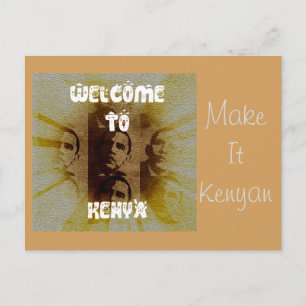 Welkom in Kenia: Maak het Kenyan Briefkaart