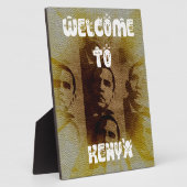 Welkom in Kenia met Obama Collage Fotoplaat (Zijkant)