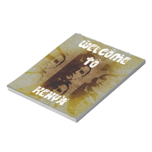 Welkom in Kenia Notitieblok (Linkerzijde)