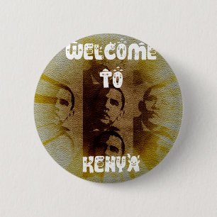 Welkom in Kenia Ronde Button 5,7 Cm