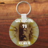 Welkom in Kenia Sleutelhanger (Voorkant)