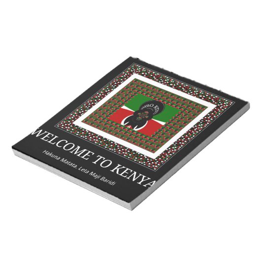 Welkom in Kenya Hakuna Matata Notitieblok (Linkerzijde)