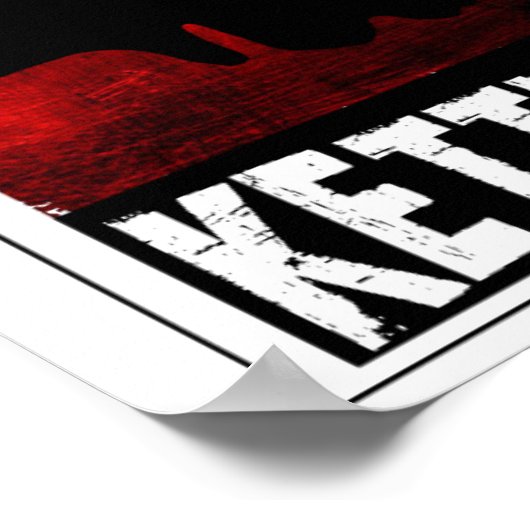 Welkom in Kettle Hell - Kettlebell Skull Poster (Hoek)