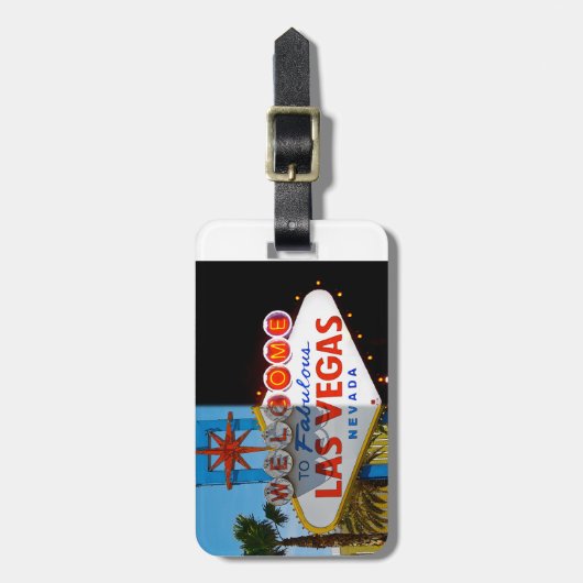 Welkom in Las Vegas - bagagelabel (Voorkant verticaal)