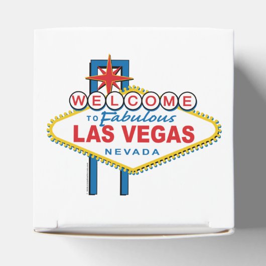 Welkom in Las-Vegas Bedankdoosjes (Bovenkant)