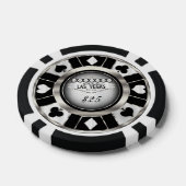 Welkom in Las Vegas - Black, Silver en White Pokerchips (Enkel)