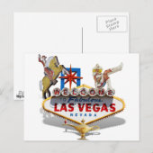 Welkom in Las Vegas Briefkaart (Voorkant / Achterkant)