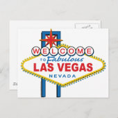 Welkom in Las-Vegas Briefkaart (Voorkant / Achterkant)