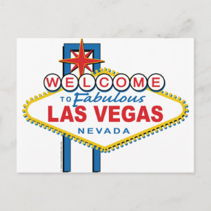 Welkom in Las-Vegas Briefkaart