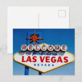 Welkom in Las Vegas Briefkaart (Voorkant / Achterkant)