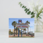 Welkom in Las Vegas Briefkaart! Briefkaart (Staand voorkant)