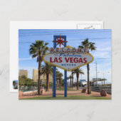 Welkom in Las Vegas Briefkaart! Briefkaart (Voorkant / Achterkant)