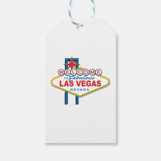 Welkom in Las-Vegas Cadeaulabel (Voorkant)