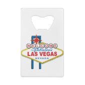 Welkom in Las-Vegas Creditkaart Flessenopener (Achterkant)