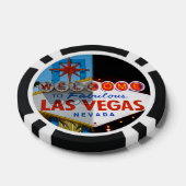 Welkom in Las Vegas - dag of nacht Pokerchips (Enkel)